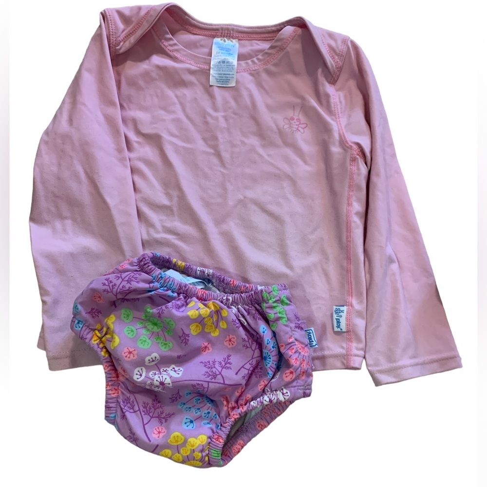 ⚡️5/$25 SALE⚡️👶 iPlay 12-18 month swim bottom and rash guard set